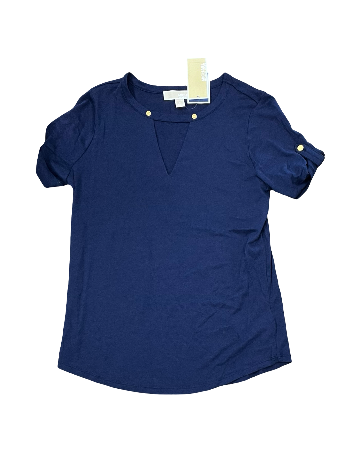 Top Ss By Michael By Michael Kors In Blue, Size:S