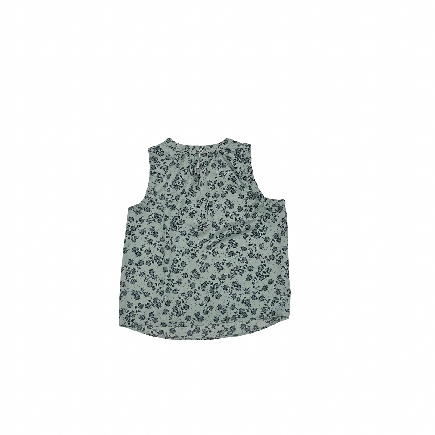 Blouse Sleeveless By Loft In Blue & Green, Size:S