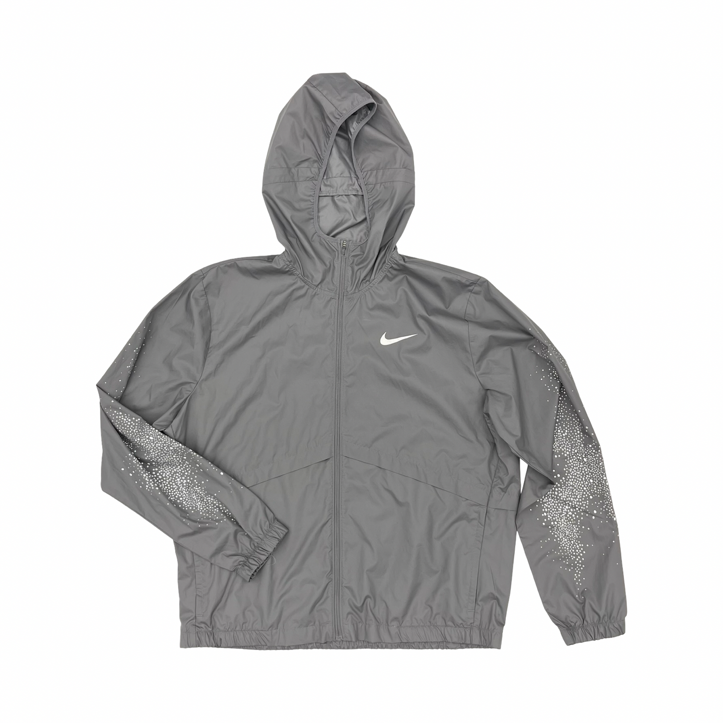 Jacket Windbreaker By Nike In Grey, Size:Xl