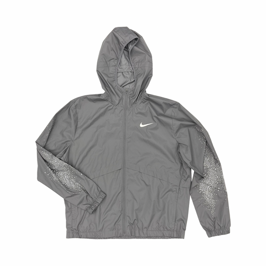 Jacket Windbreaker By Nike In Grey, Size:Xl
