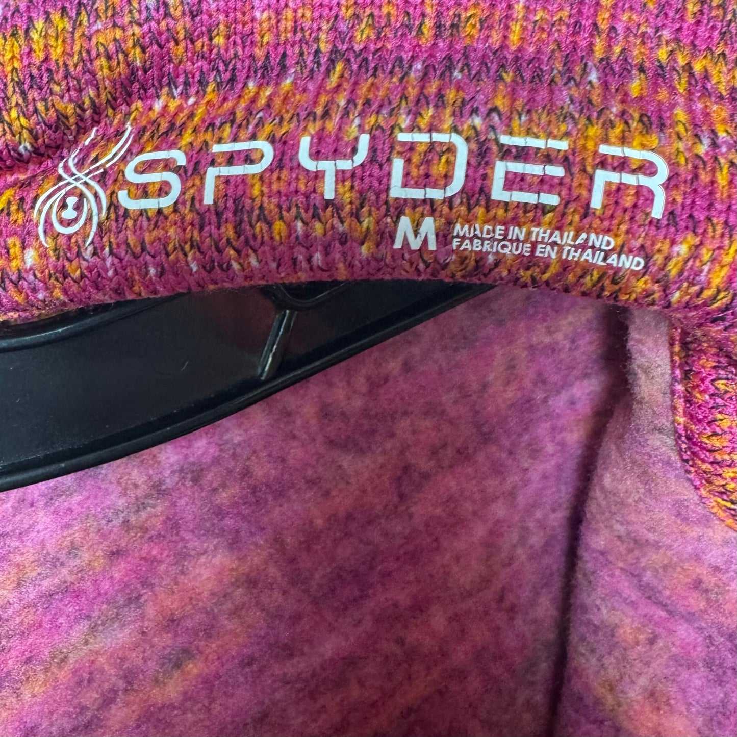 Athletic Fleece By Spyder In Orange & Pink, Size: M