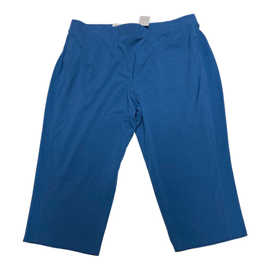 Athletic Pants By Croft And Barrow In Blue, Size:2X