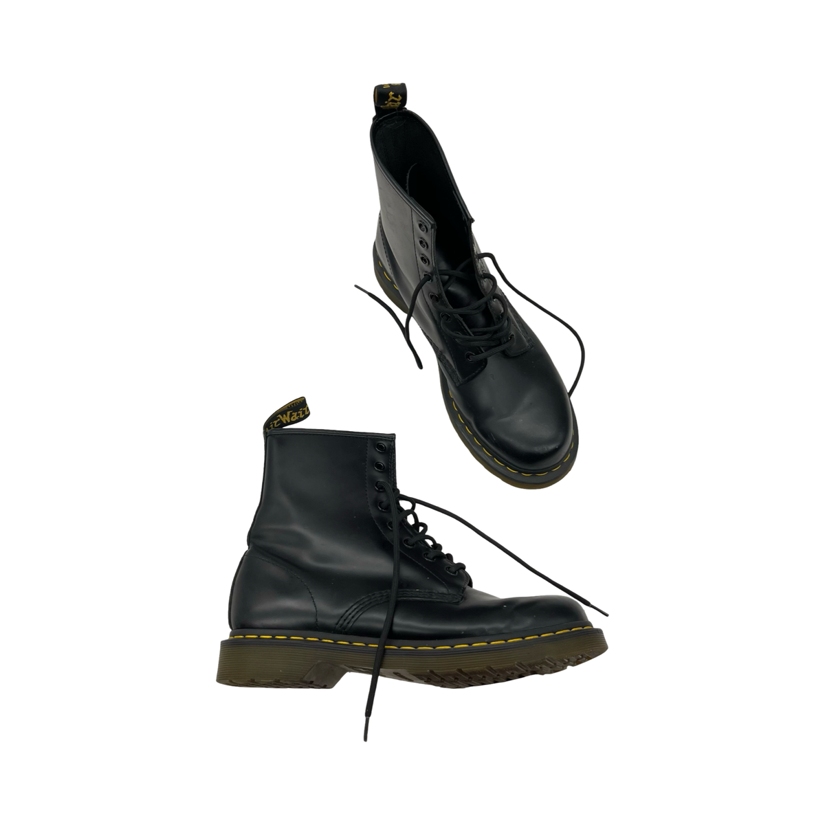 Boots Combat By Dr Martens In Black, Size:10