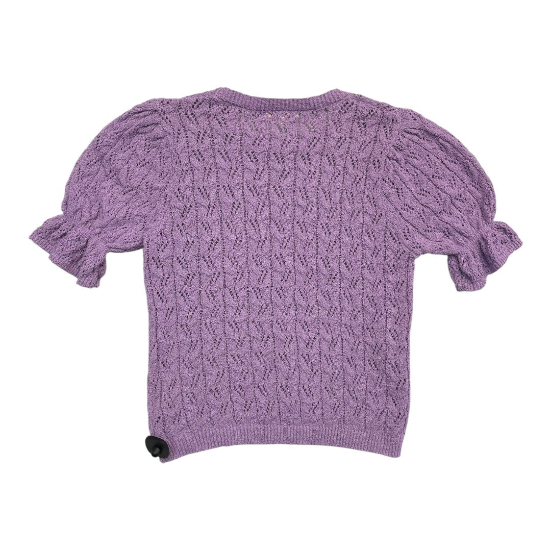 Sweater Ss By Skies Are Blue In Purple, Size:L
