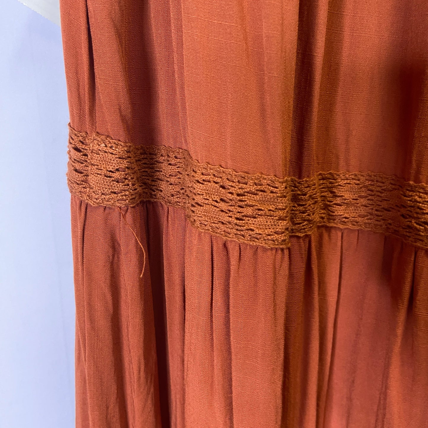Dress Casual Midi By Mustard Seed In Orange, Size: L