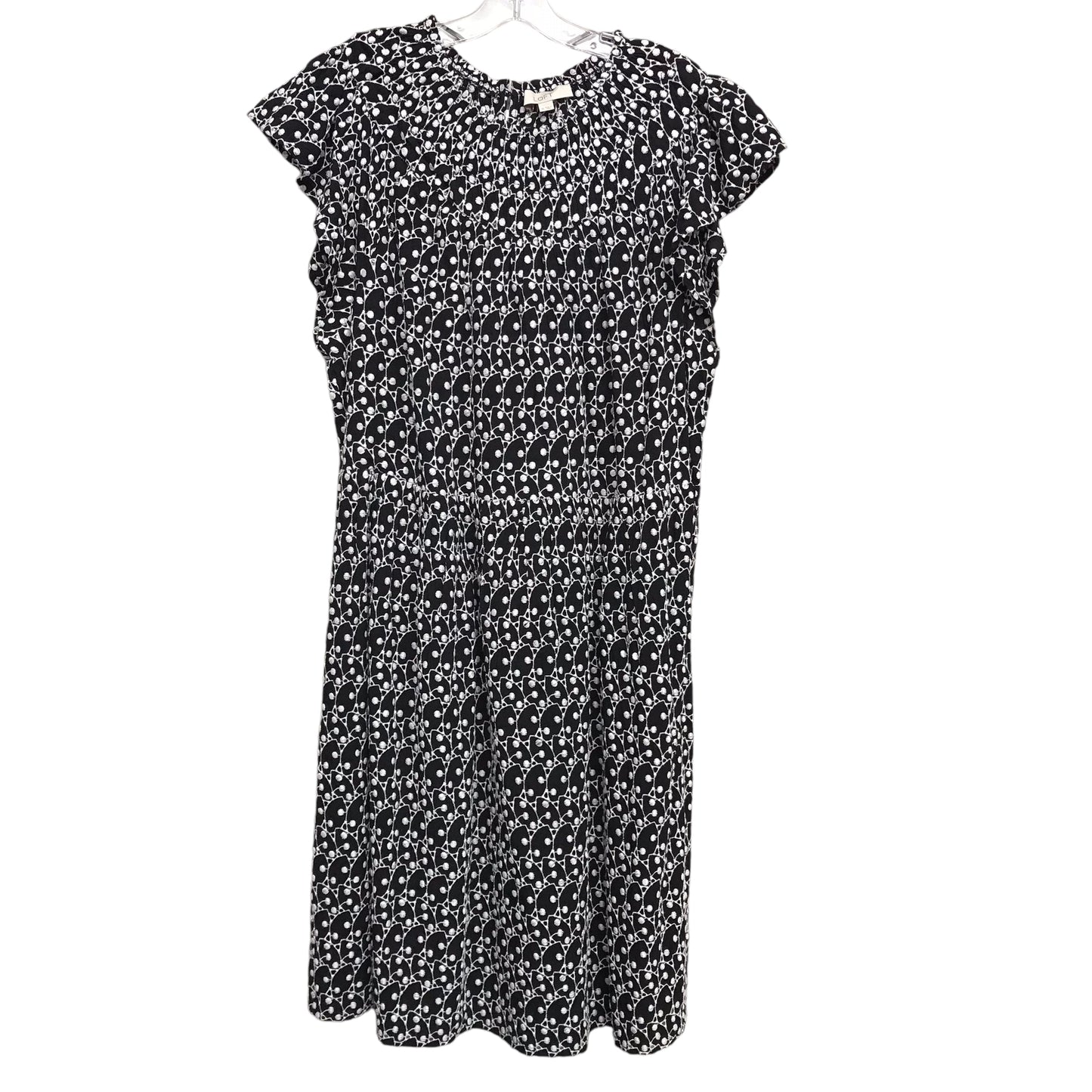 Dress Work By Loft In Black & White, Size:Xl