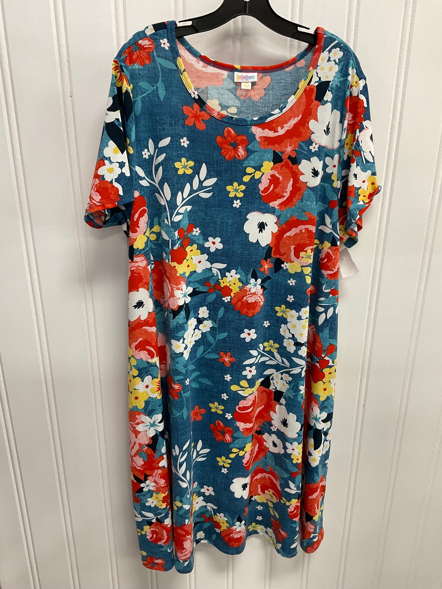 Dress Casual Midi By Lularoe In Blue, Size:3