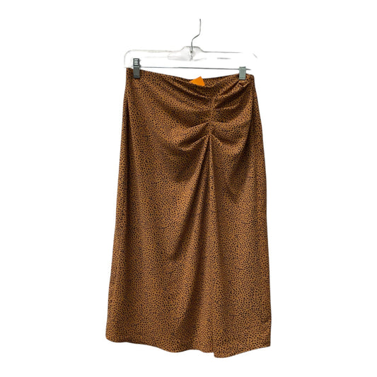 SKIRT MIDI by NINE WEST In BLACK & BROWN, Size: 0