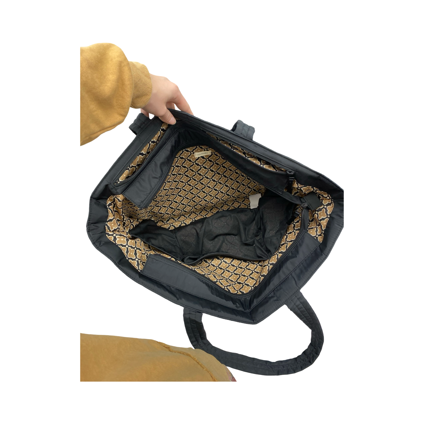 Tote By Vera Bradley In Black, Size:Large