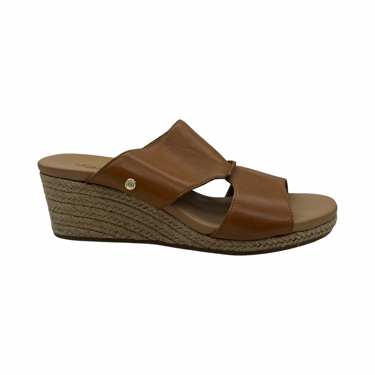 Sandals Designer By Ugg In Tan, Size:8.5