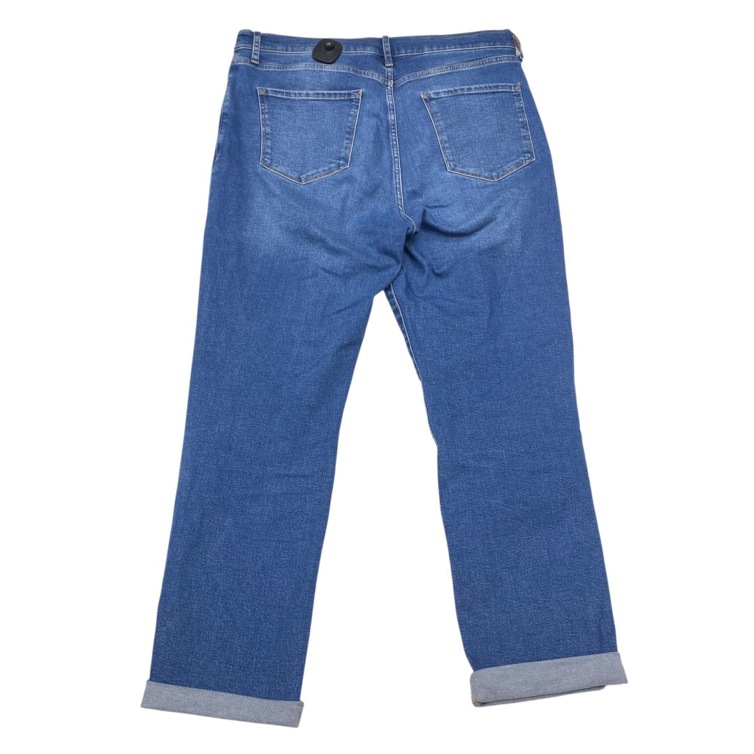 Jeans Straight By Ana In Blue Denim, Size:16