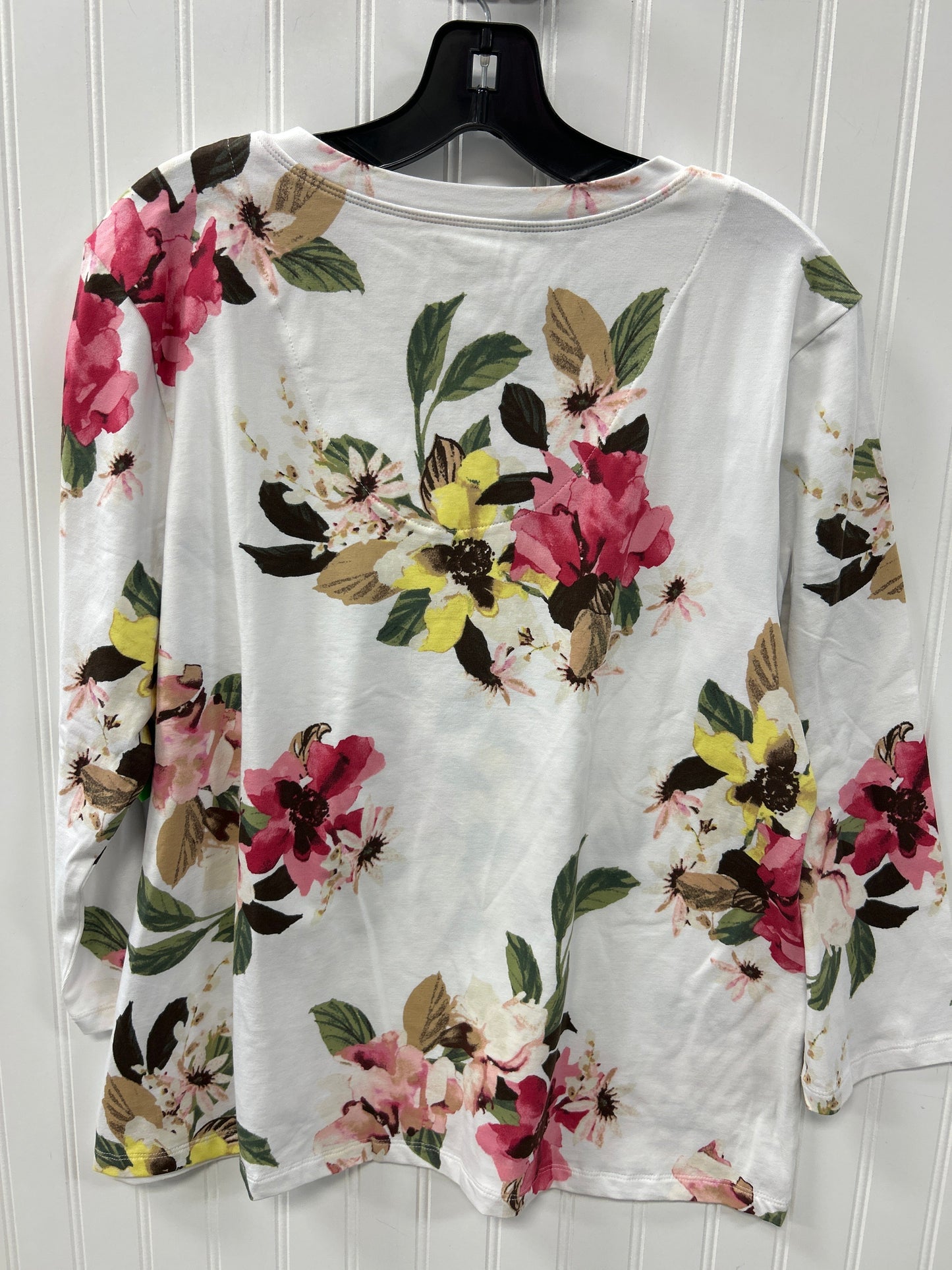 Top Ls By Chicos In White, Size:Xl
