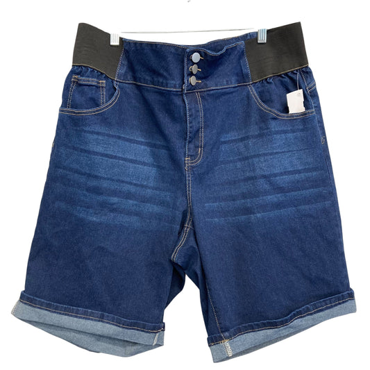 Shorts By Shein In Blue Denim, Size:26