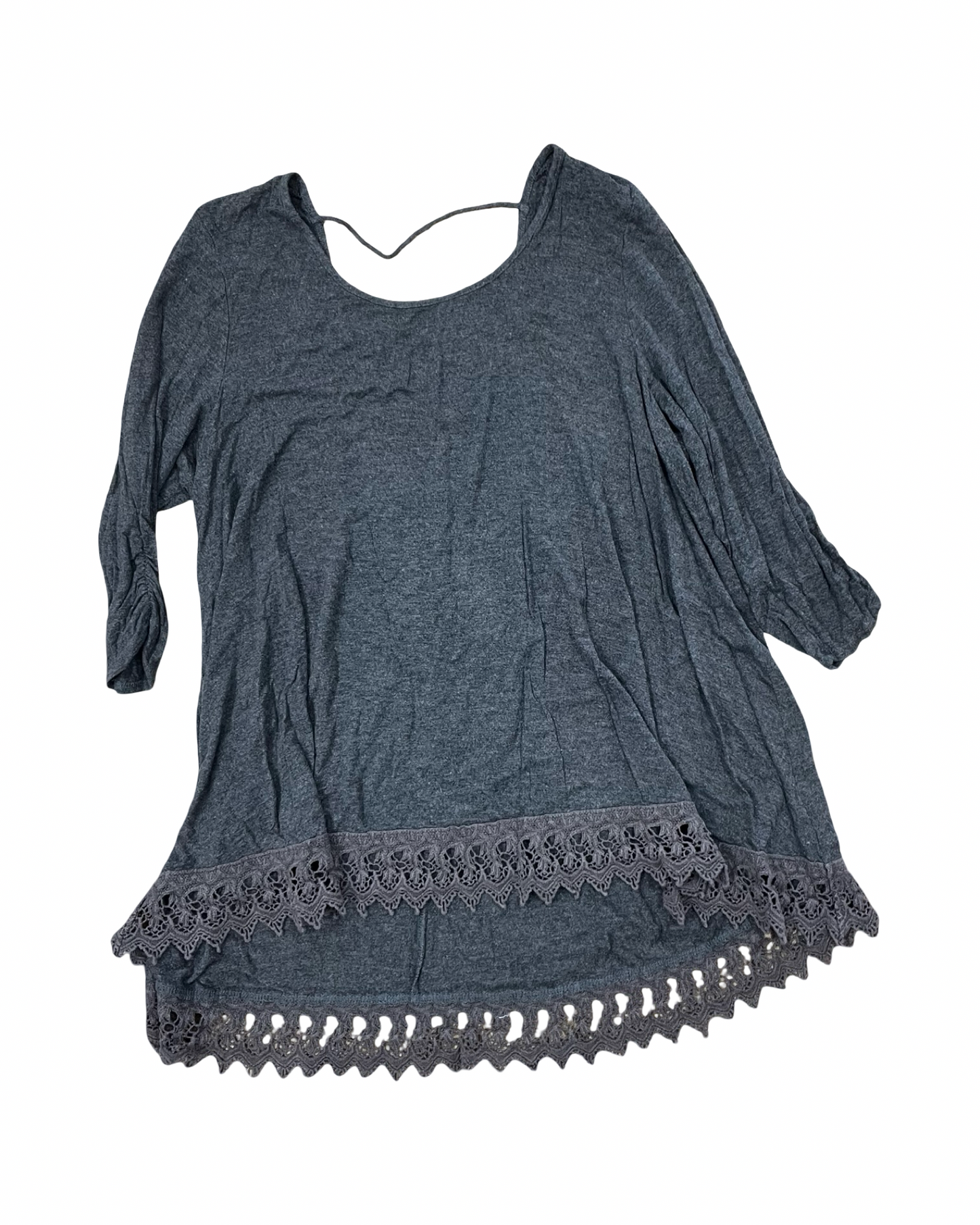 Top Ss By Maurices In Grey, Size:2X