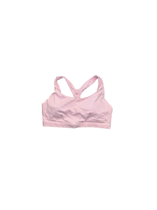Athletic Bra By Athleta In Pink, Size:L