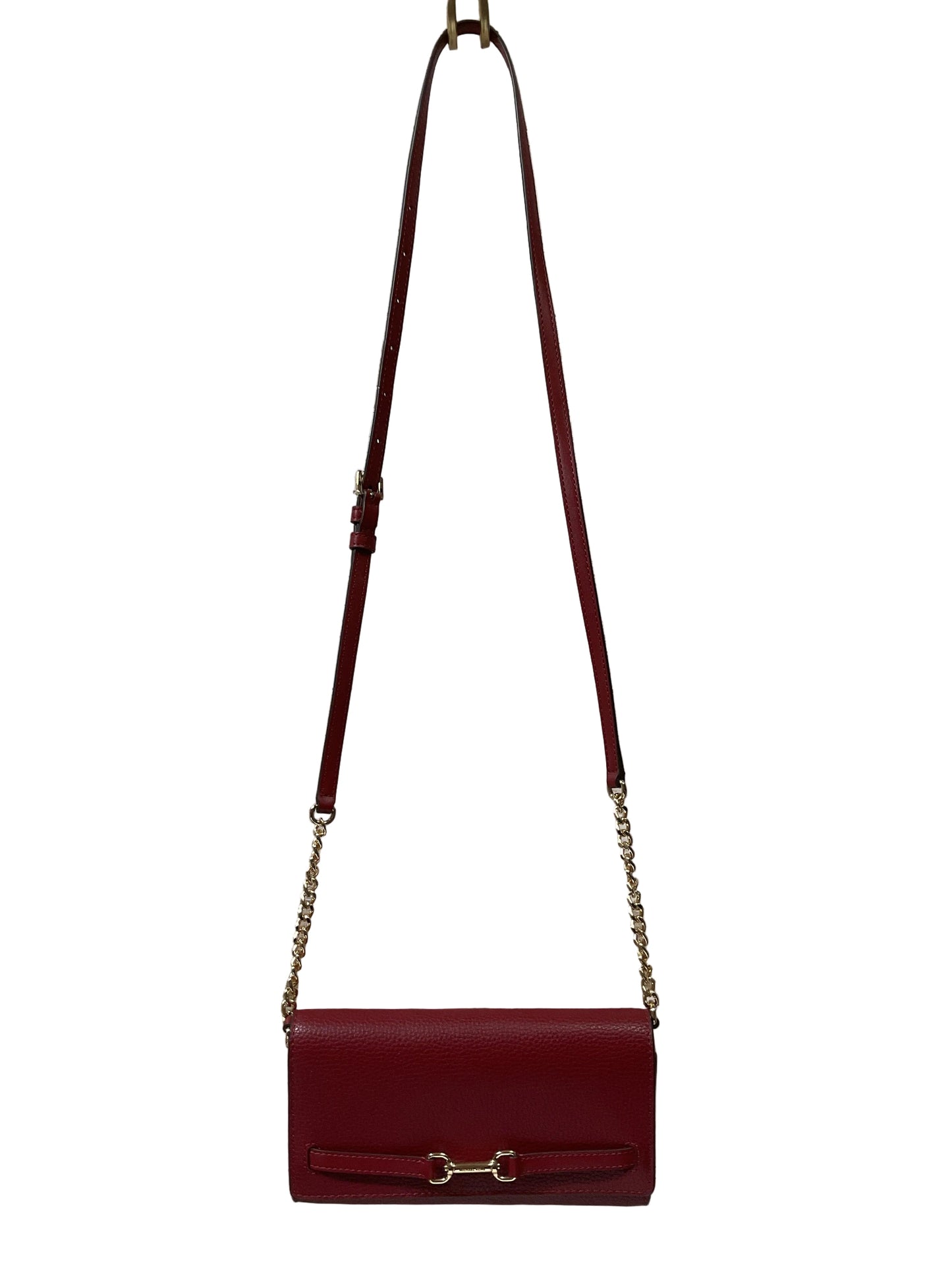 Crossbody Designer By Michael Kors In Red, Size:Small
