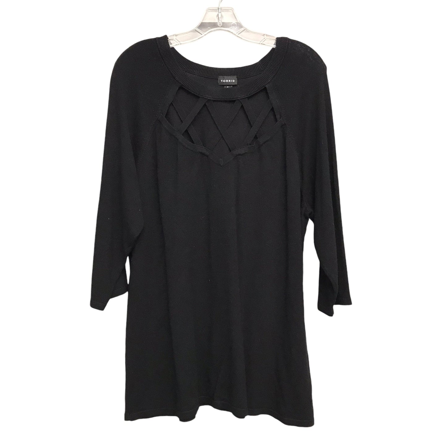 Sweater By Torrid In Black, Size:3X