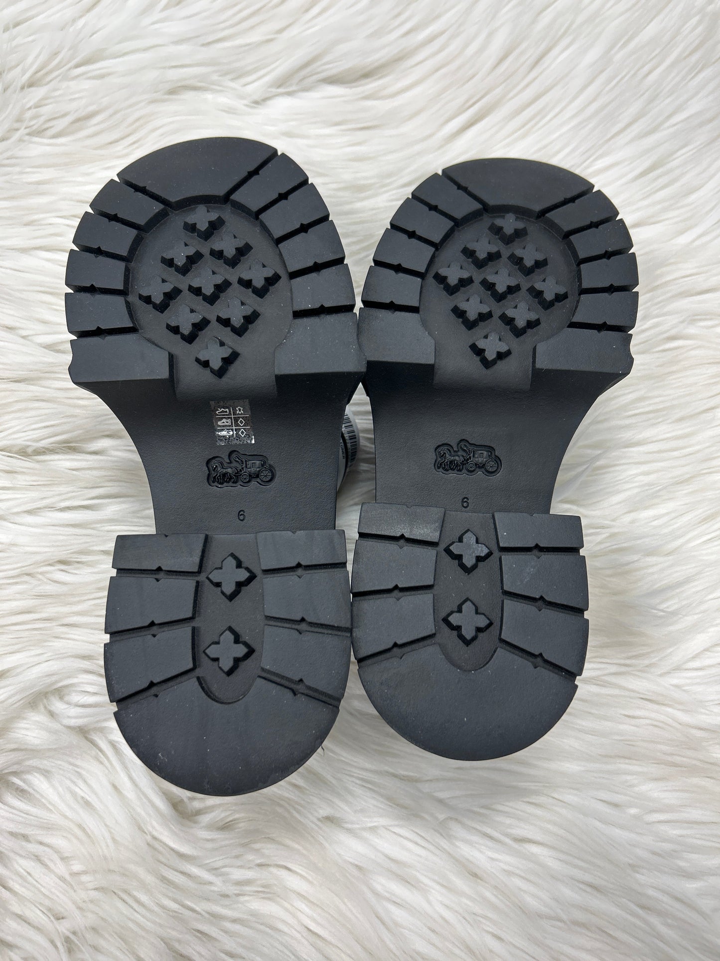 Shoes Designer By Coach In Black, Size:6