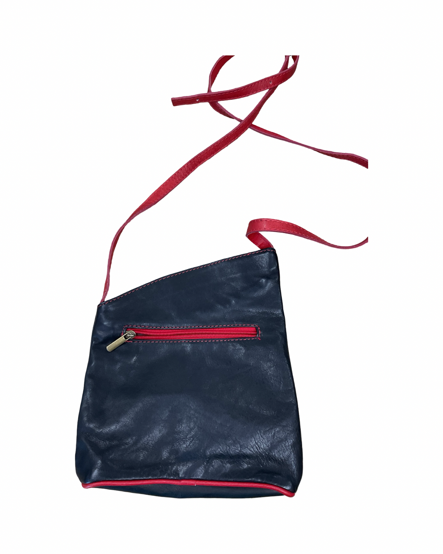 Crossbody By Clothes Mentor In Black & Red, Size:Medium