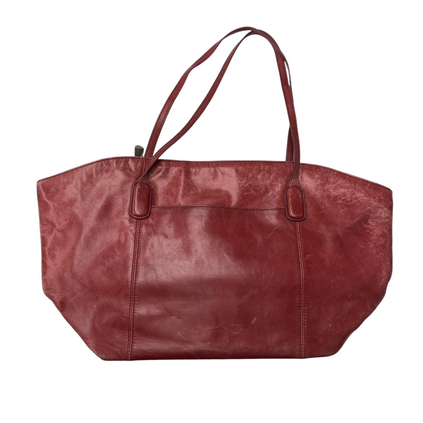 Handbag Leather By Hobo Intl In Red, Size:Medium