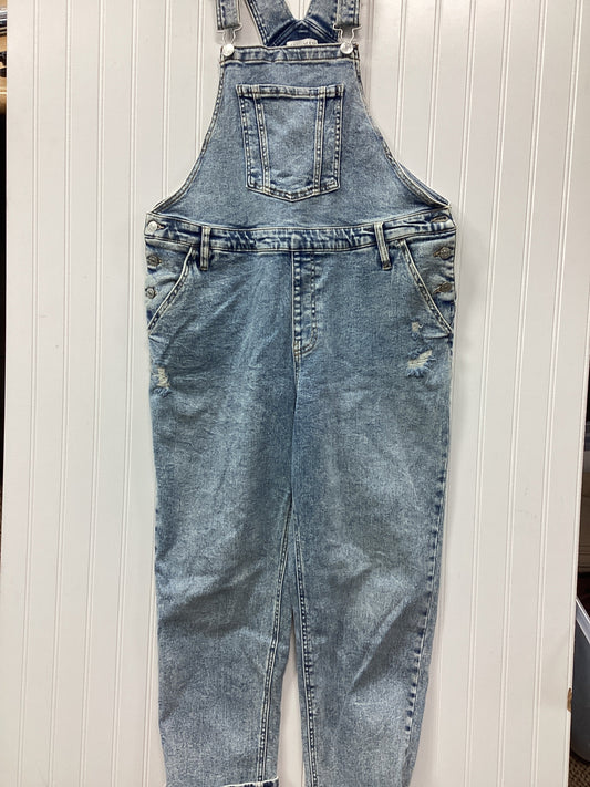 Overalls By Ava & Viv In Blue Denim, Size:Xl