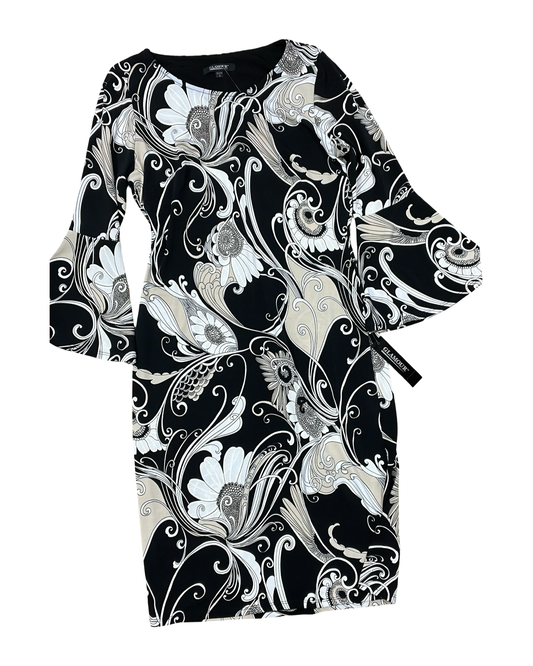 Dress Work By Glamour In Black & White, Size:S