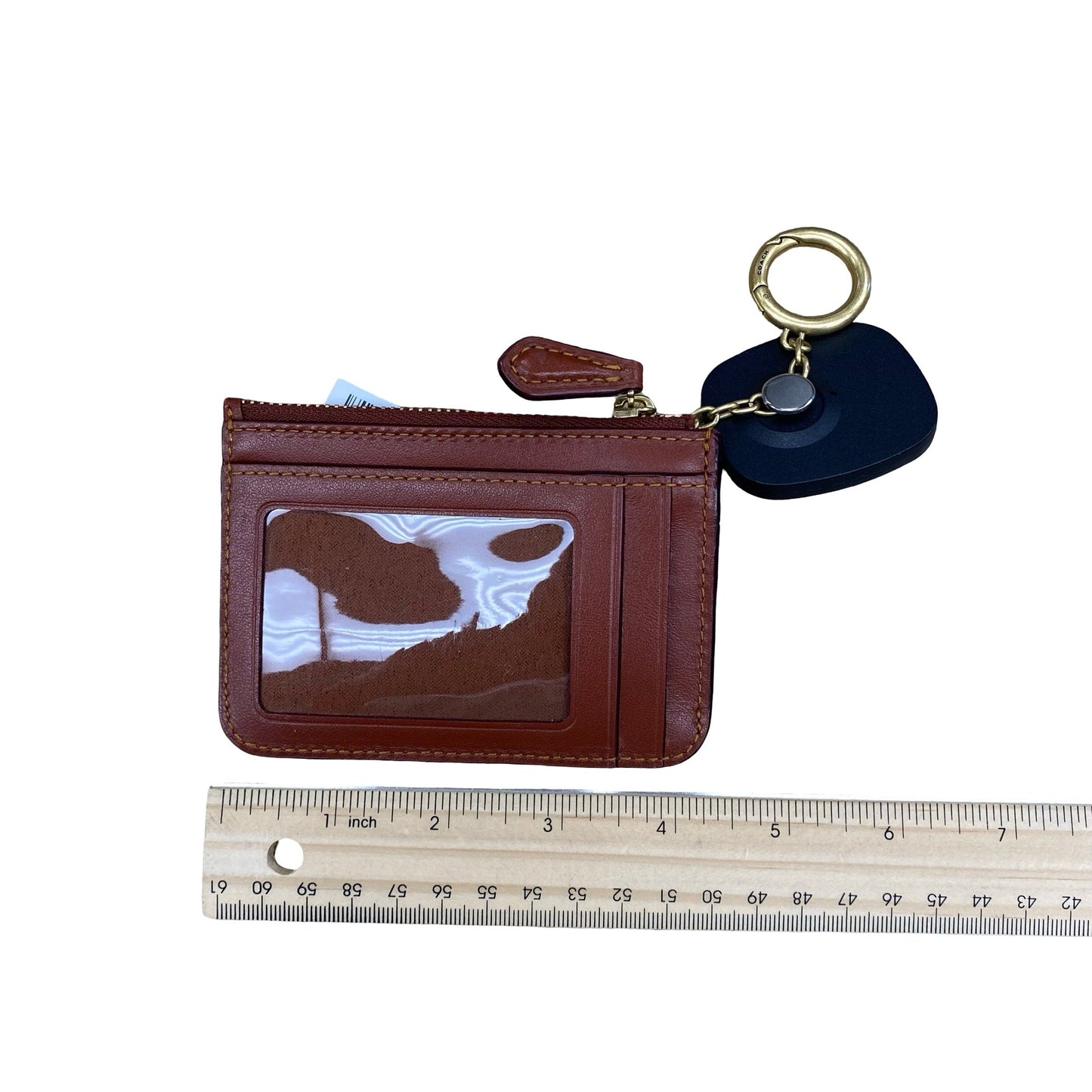 Id/Card Holder Designer By Coach In Brown