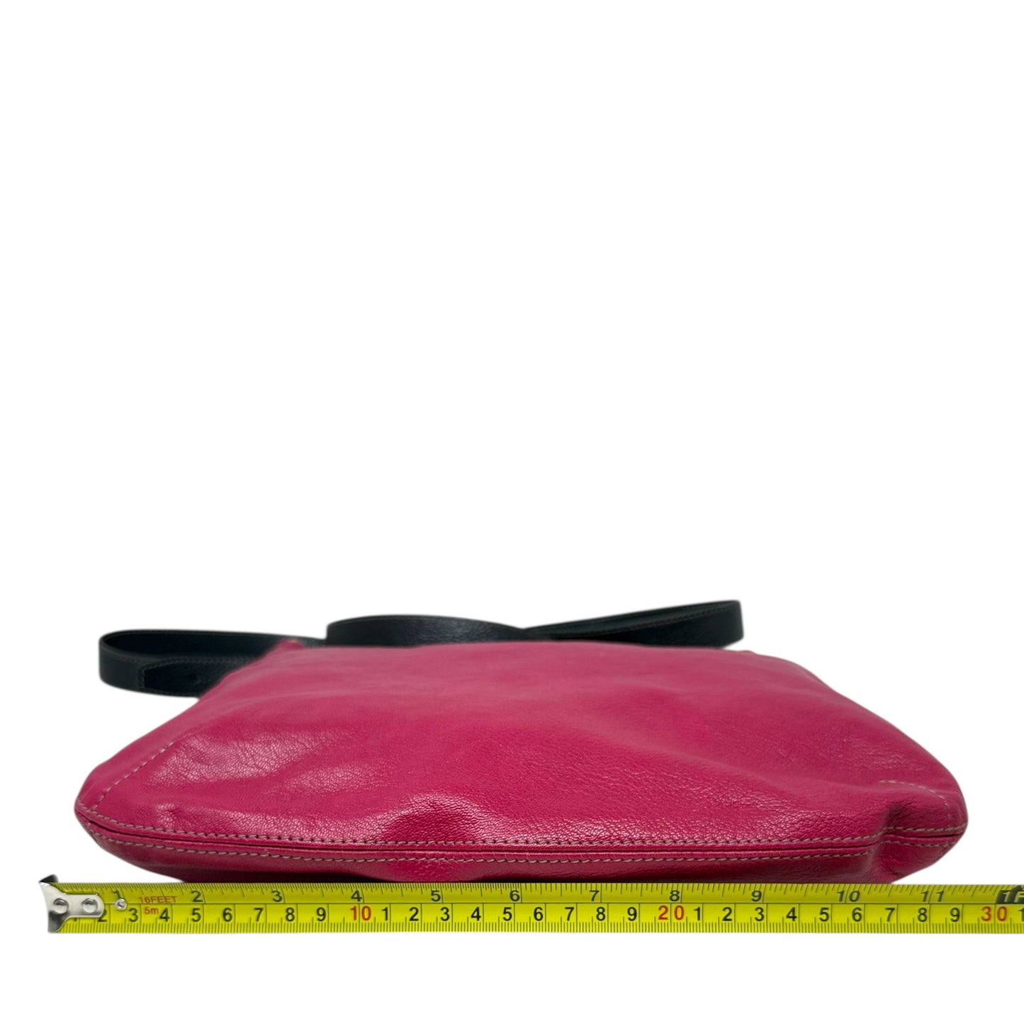 Snap Leather Crossbody Bag Luxury Designer By Furla, Size: Large