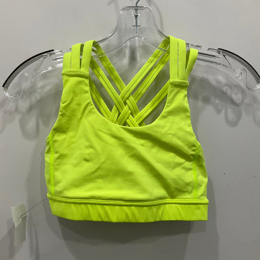 ATHLETIC BRA by LULULEMON In YELLOW, Size: 4