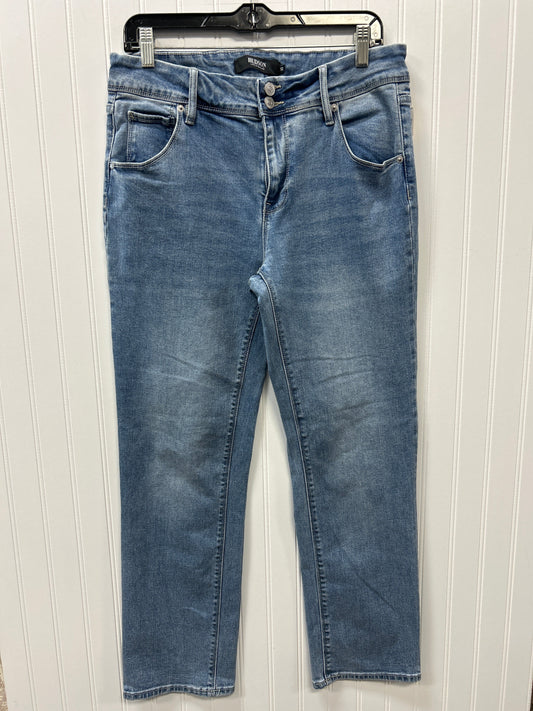 Jeans Straight By Hudson In Blue Denim, Size:10