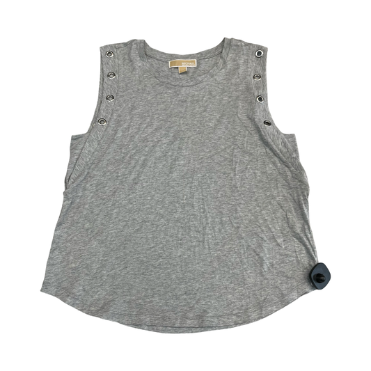 Top Sleeveless By Michael By Michael Kors In Grey, Size:L