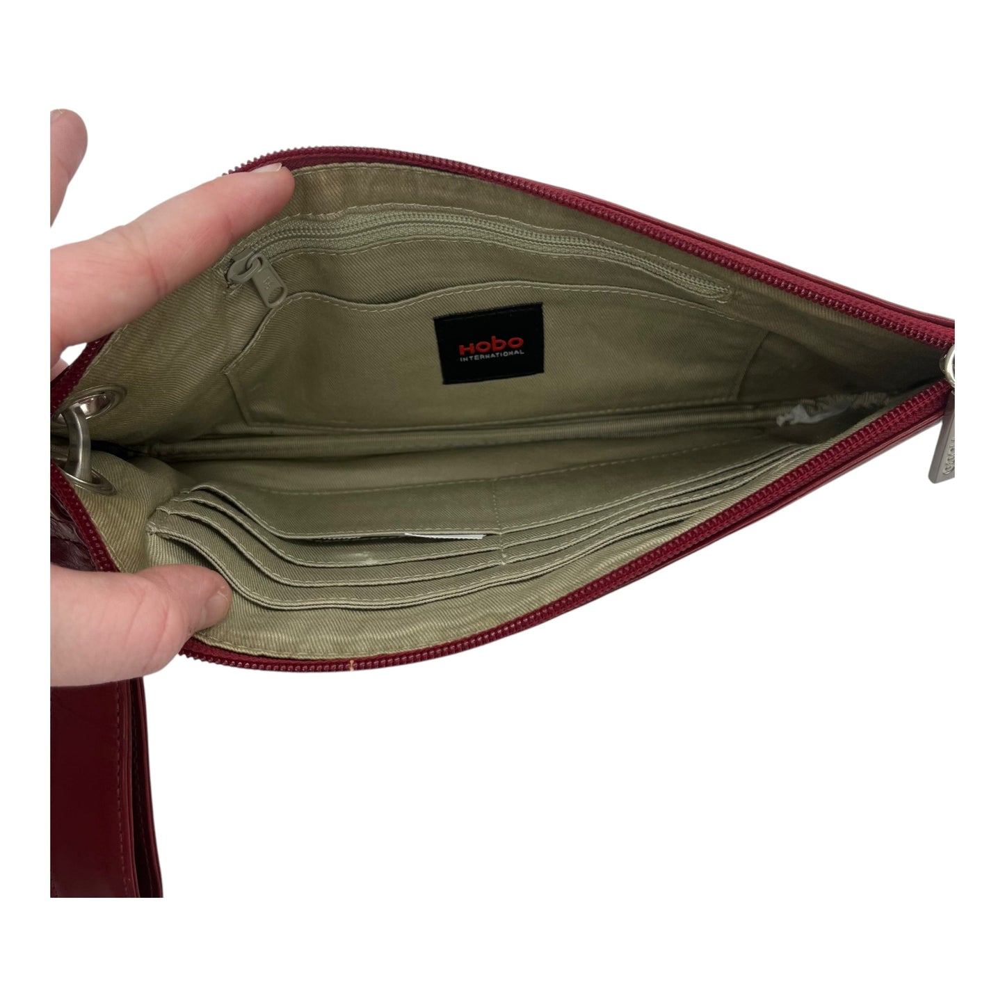 Wristlet By Hobo Intl In Red, Size:Medium