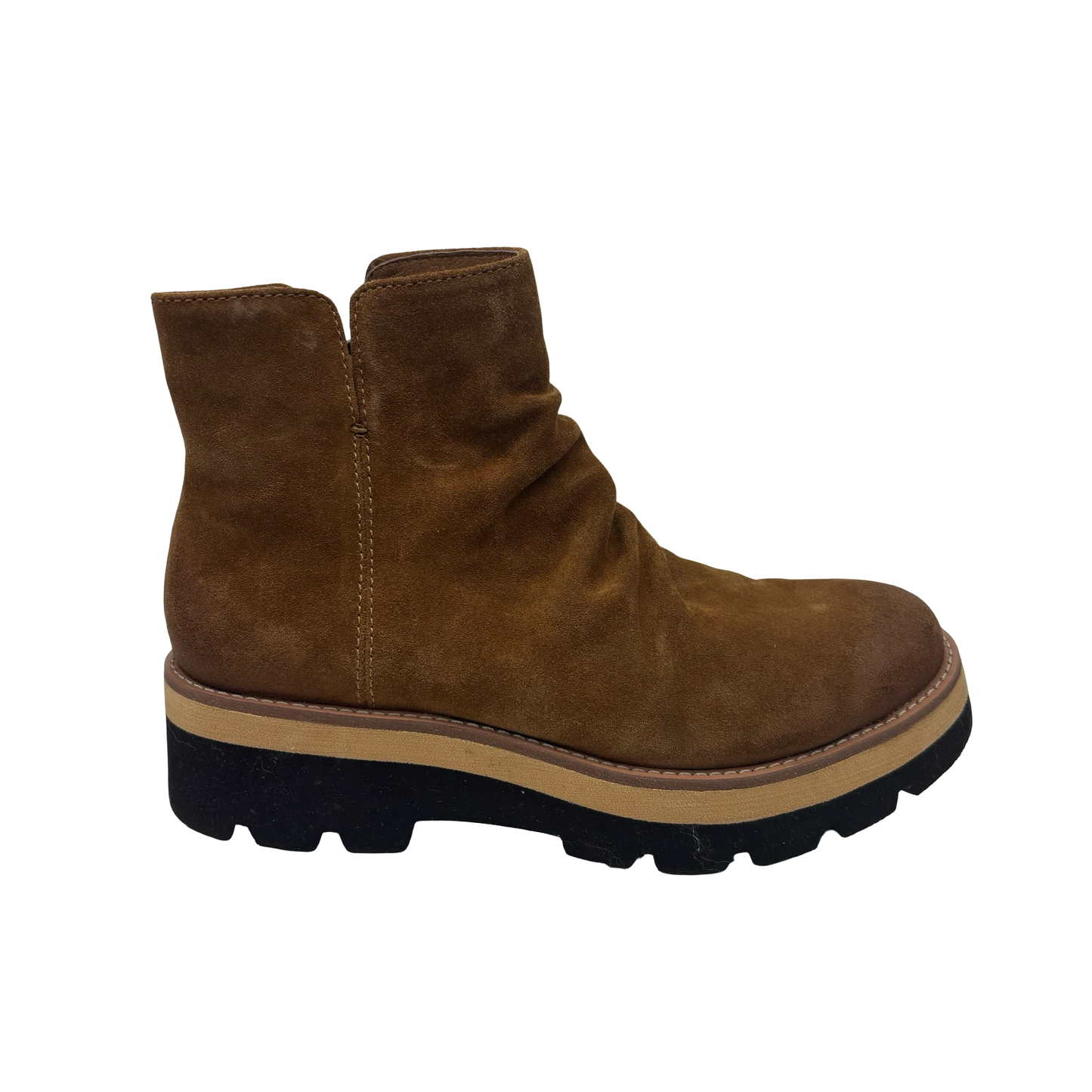 Boots Leather By Sofft In Brown, Size:6