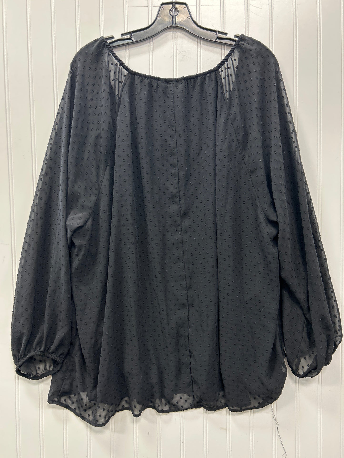 Top Ls By Lane Bryant In Black, Size:3X