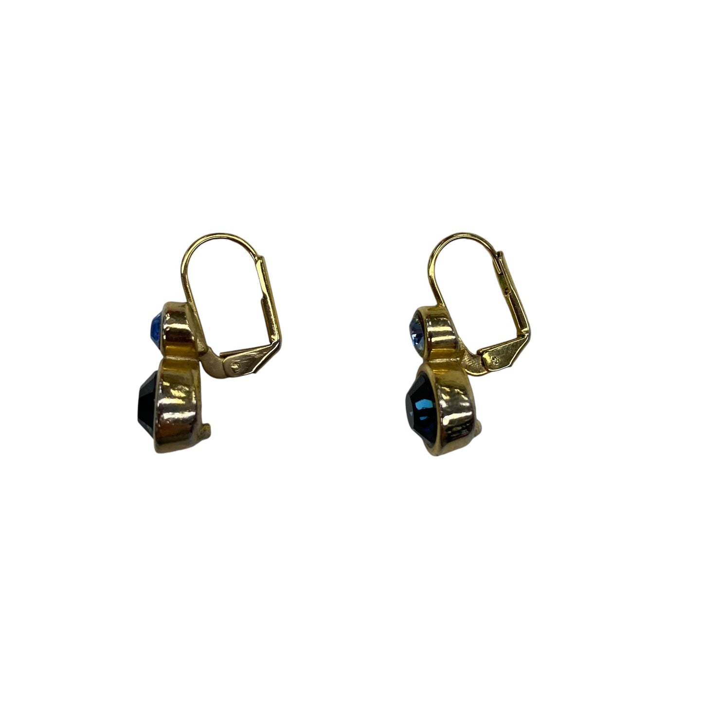 Earrings Dangle/Drop By Clothes Mentor In Blue & Gold