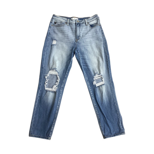 Jeans Boyfriend By Kancan In Blue Denim, Size:6