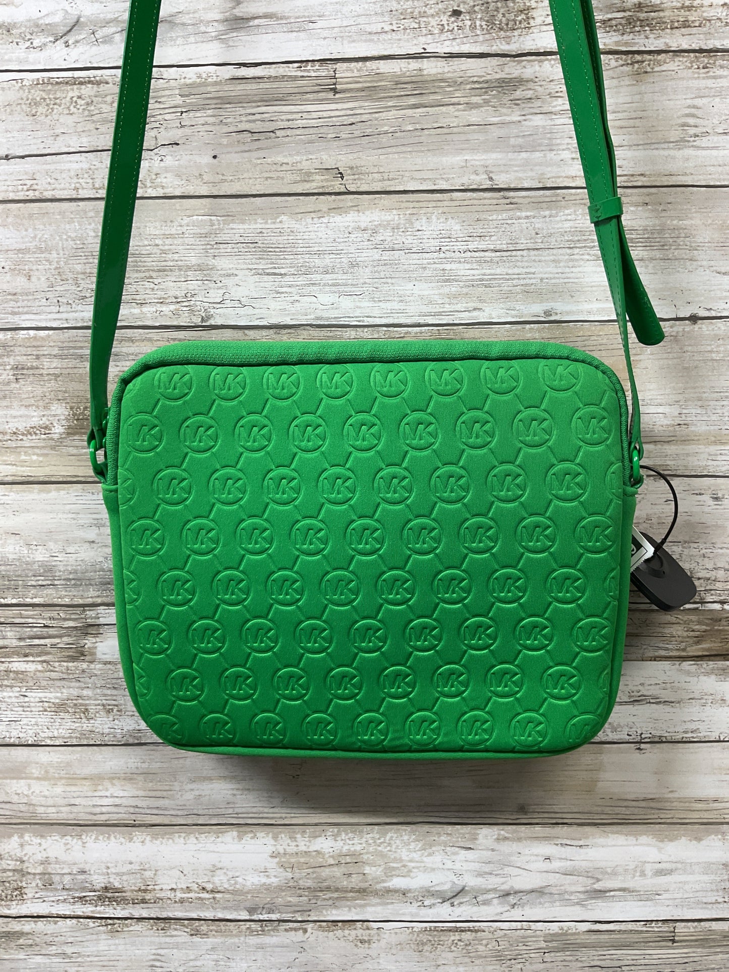 Crossbody Designer By Michael Kors In Green, Size:Medium