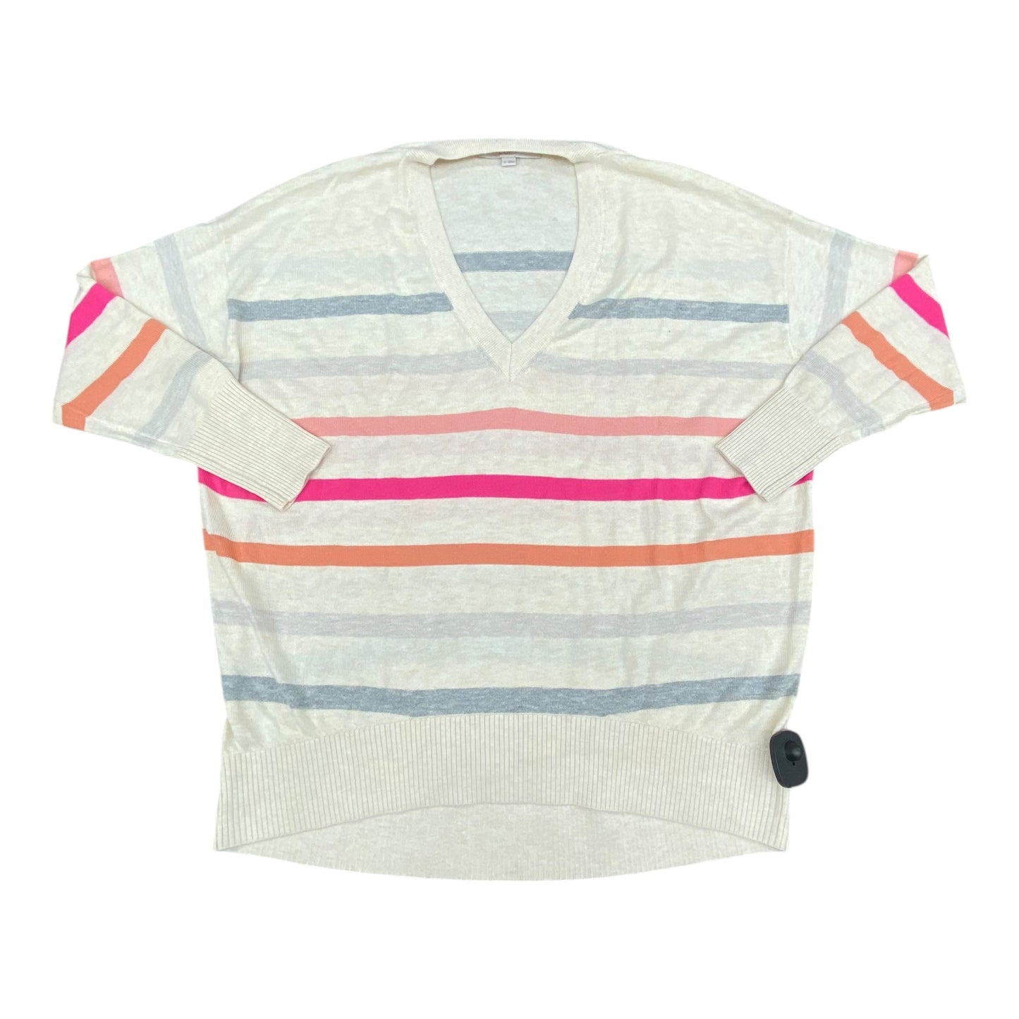 Sweater By Loft In Striped Pattern, Size:M