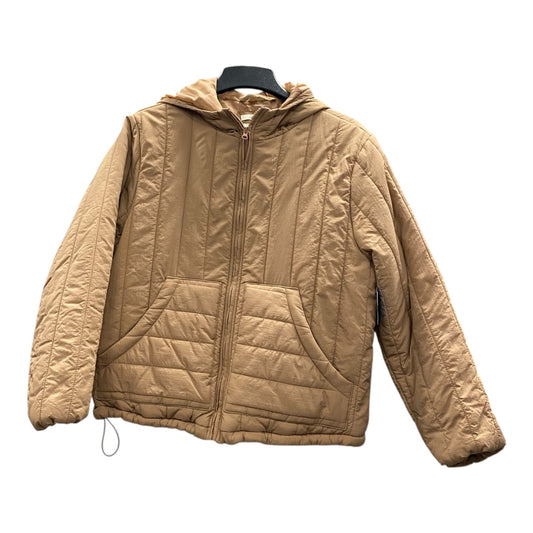 Coat Puffer & Quilted By A New Day In Tan, Size:S