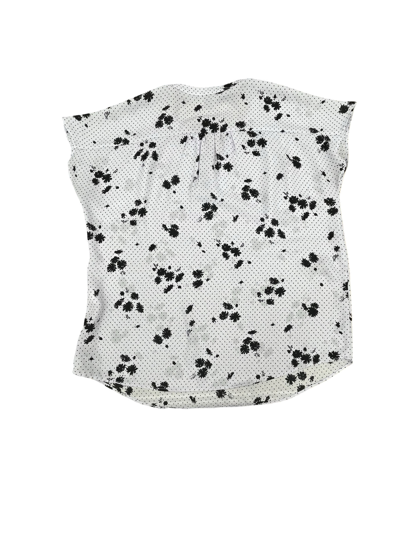 Top Sleeveless By Banana Republic In Black & Purple, Size:S