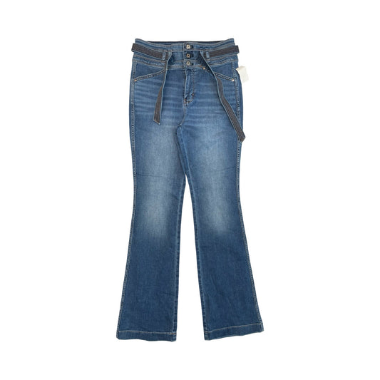 Jeans Flared By White House Black Market In Blue Denim, Size:6