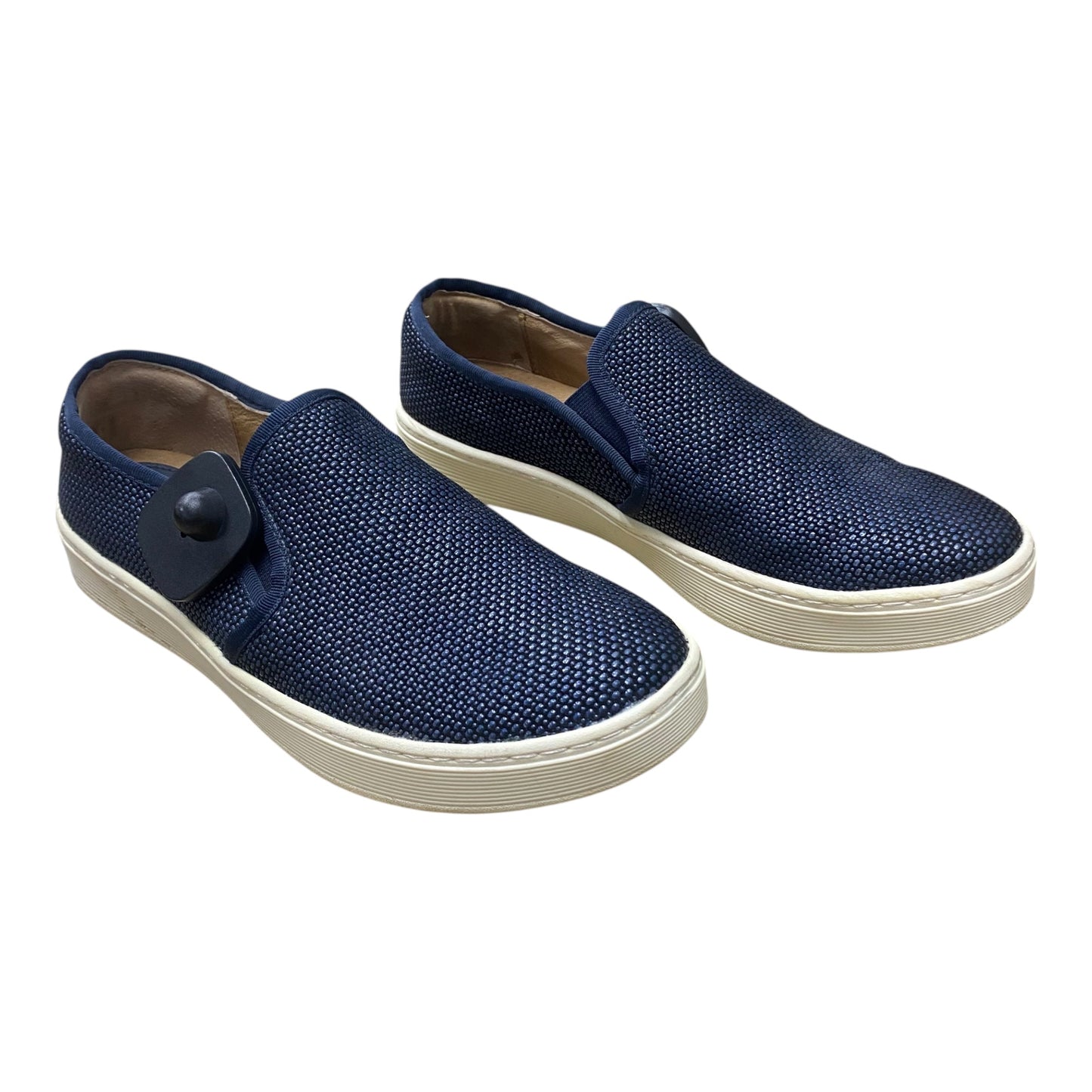 Shoes Flats By Sofft In Blue, Size:9.5