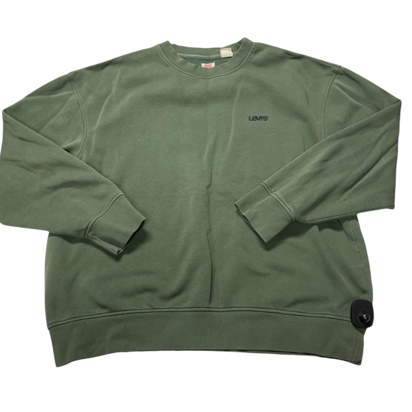 Sweatshirt Crewneck By Levis In Green, Size:L