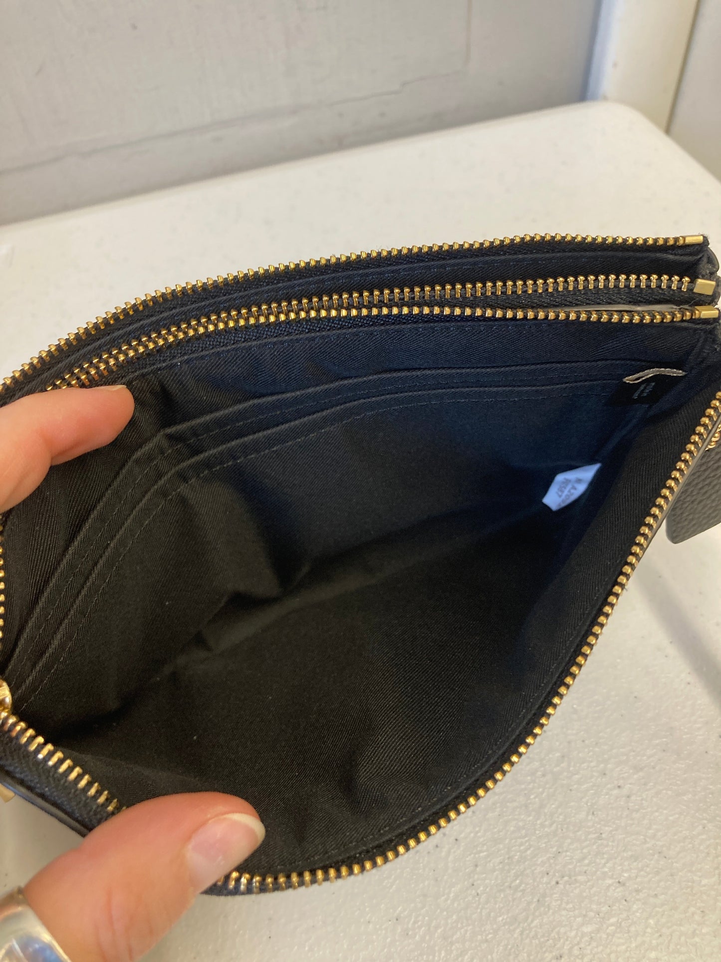 Wristlet Designer By Coach In Black, Size:Medium