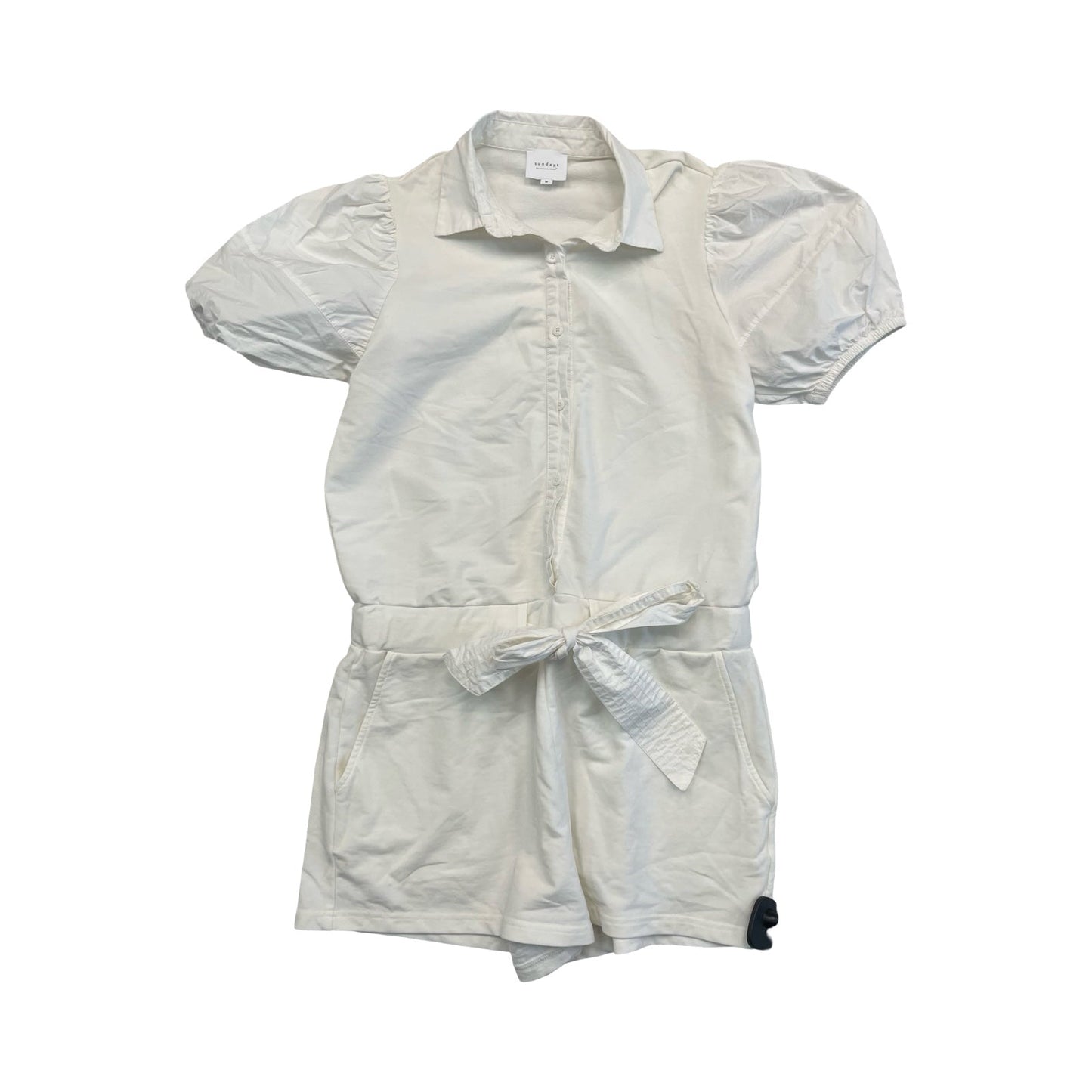 Romper By Cmc In White, Size:M