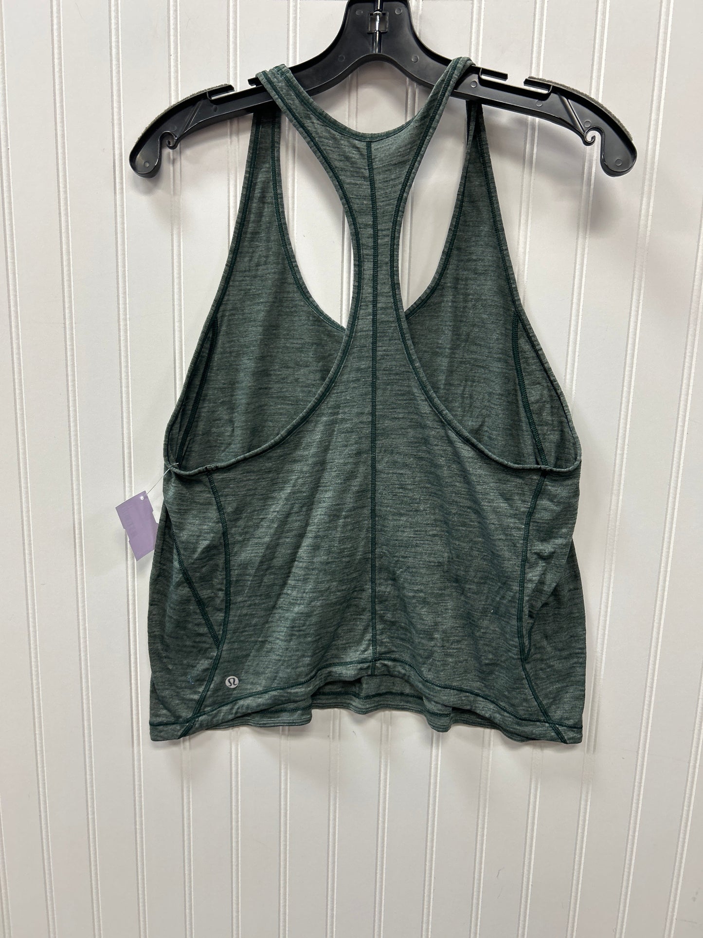 Athletic Tank Top By Lululemon In Green, Size:12