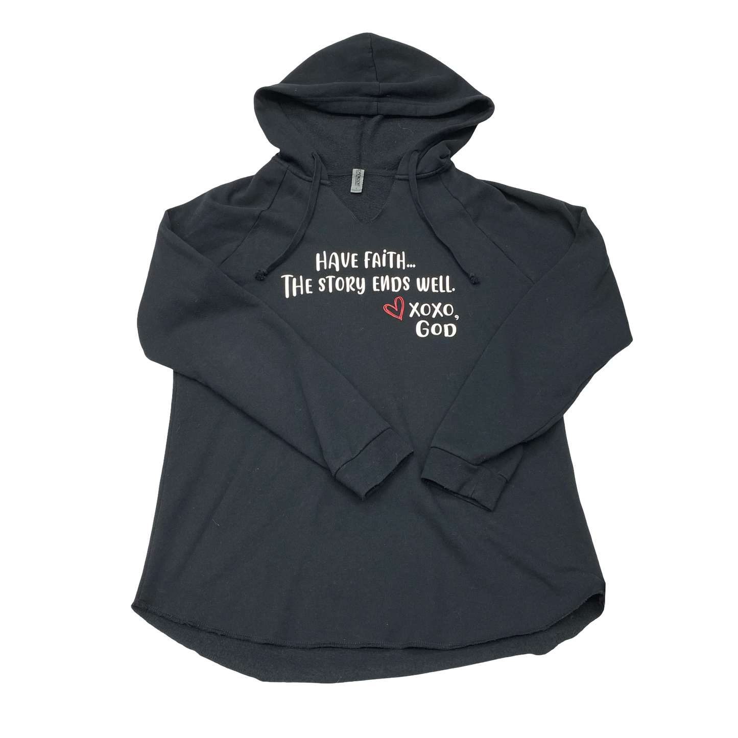Sweatshirt Hoodie By Cmc In Black & White, Size:L