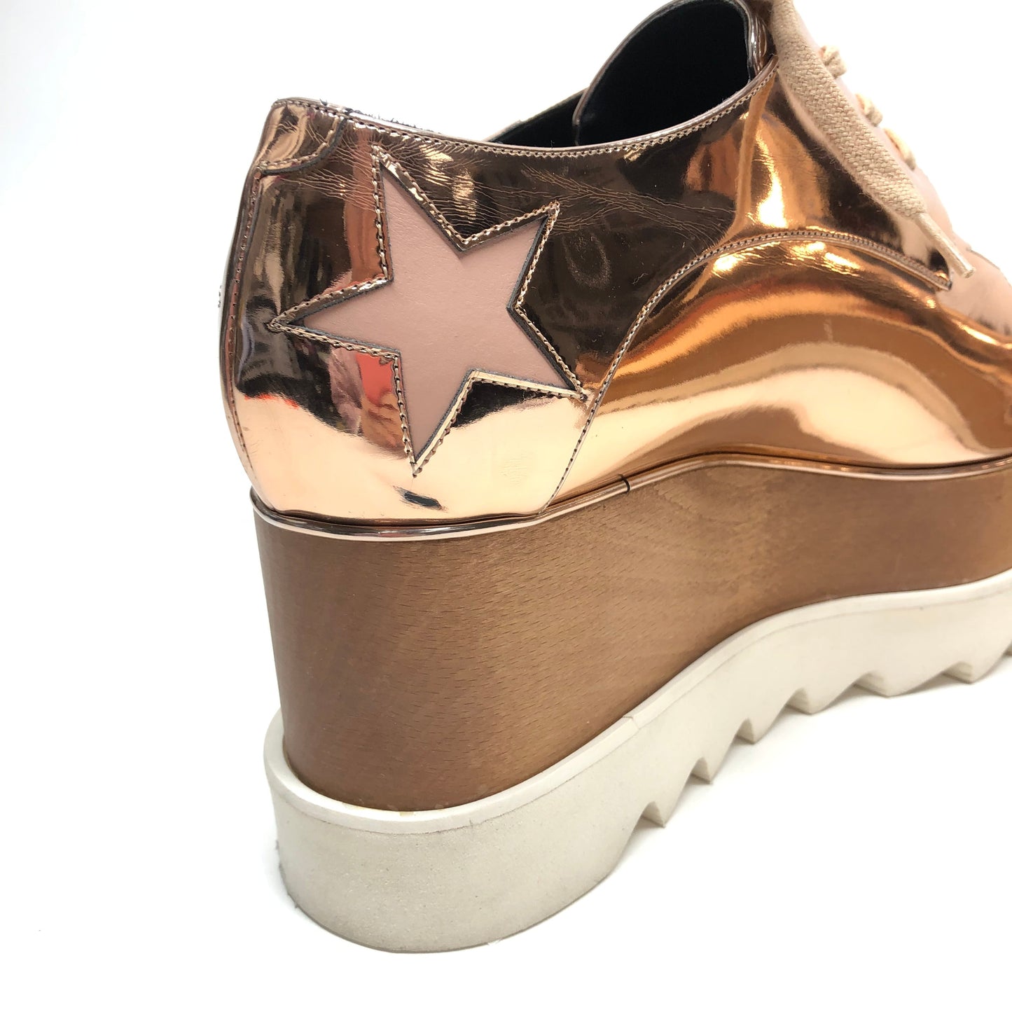 Rose Gold Shoes Luxury Designer Stella Mccartney, Size 8