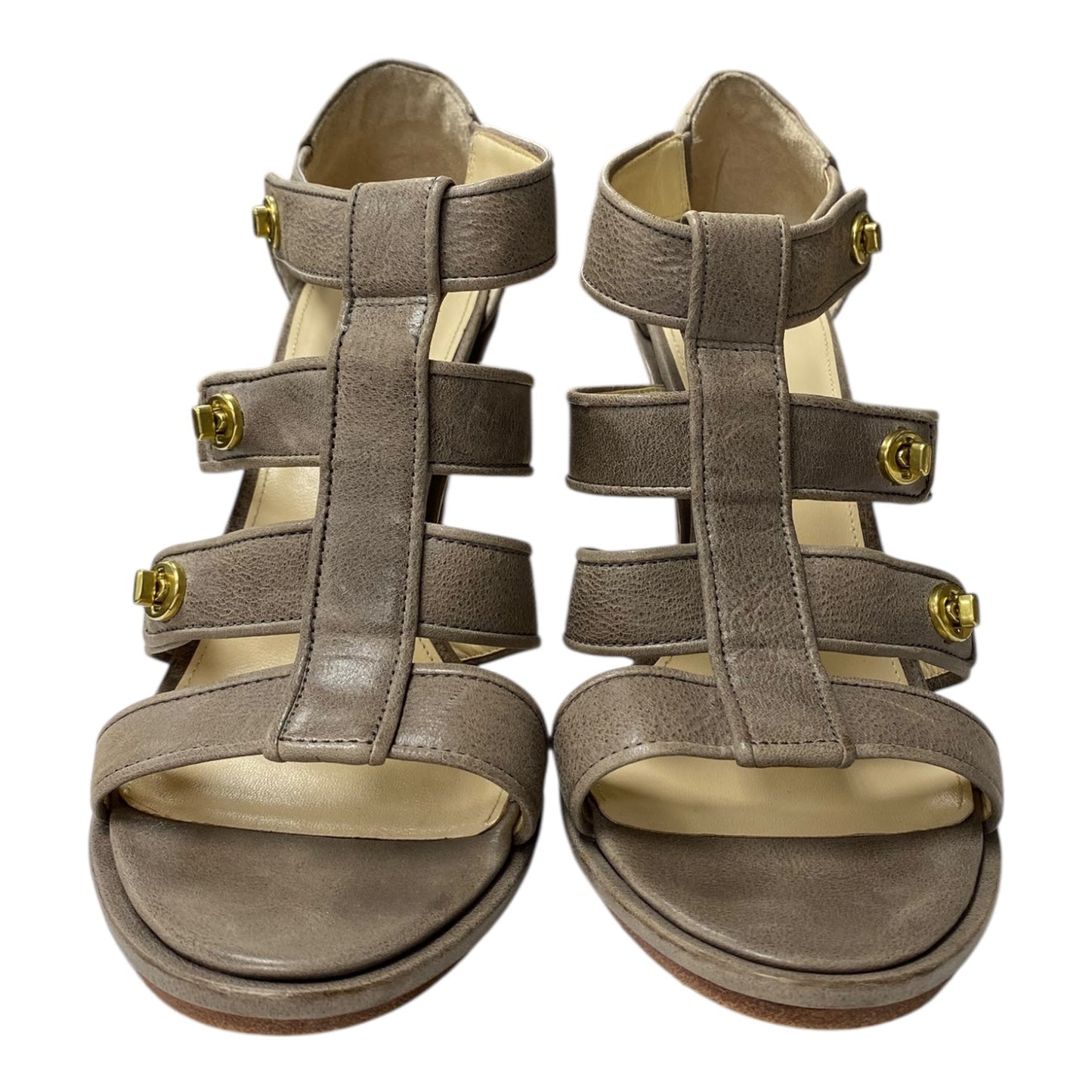 Shoes Designer By Coach In Tan, Size:10