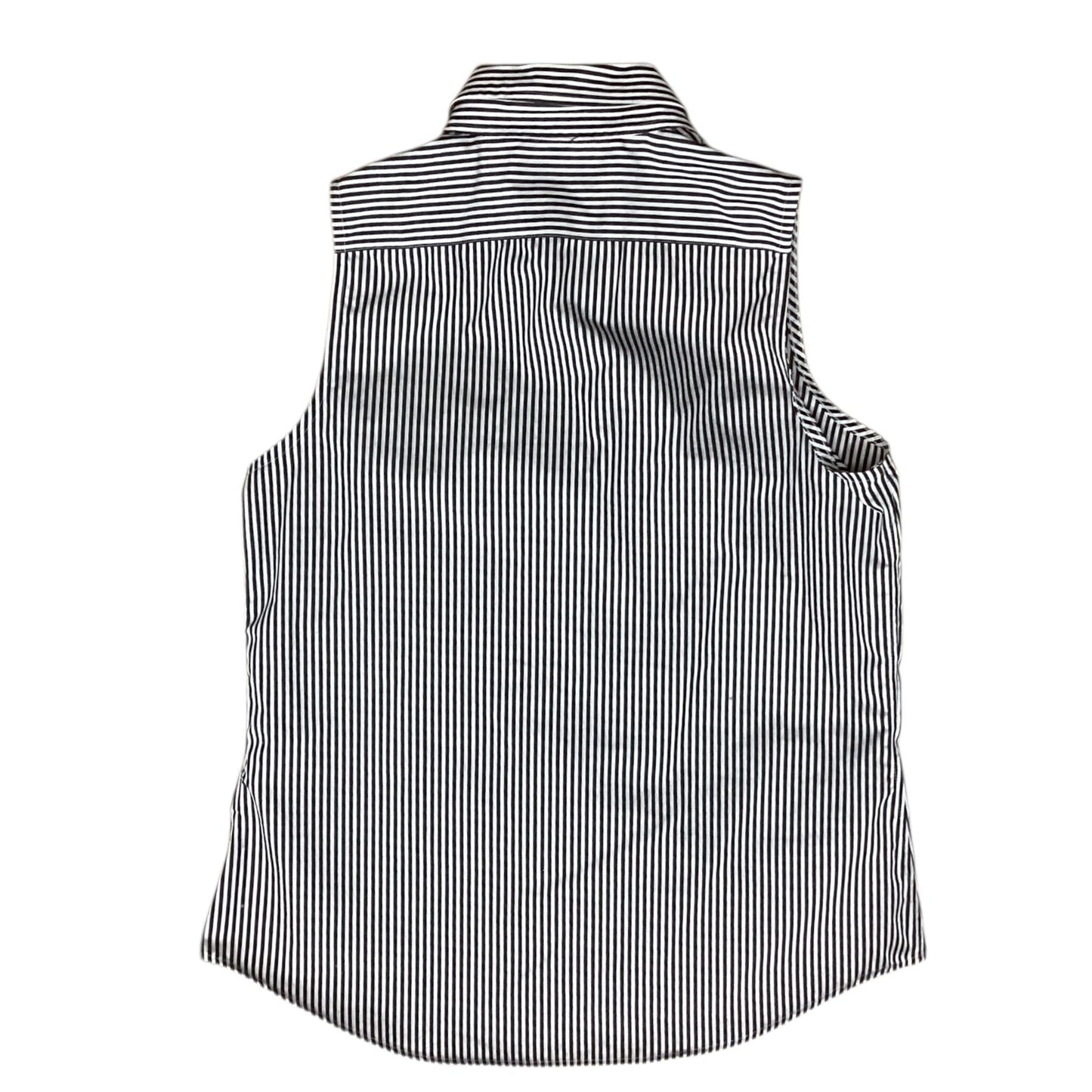 Top Sleeveless By Lauren By Ralph Lauren In Striped Pattern, Size:S